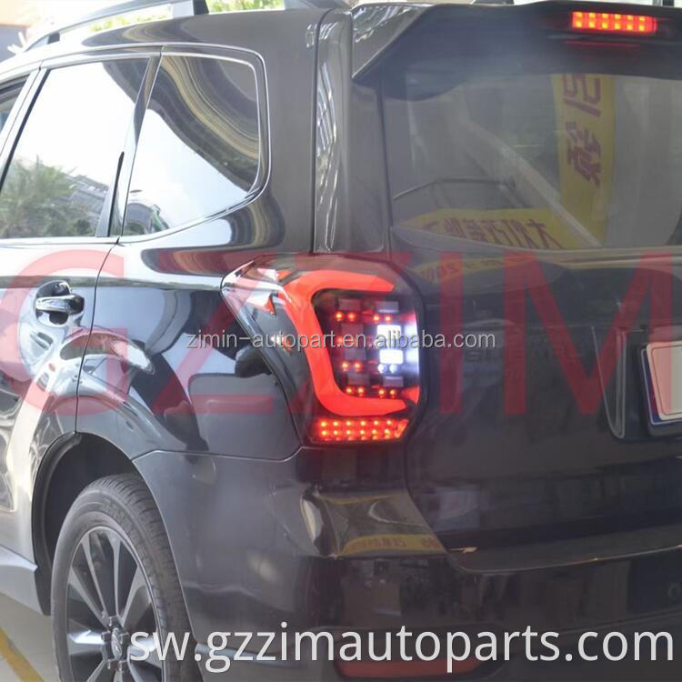 ABS Plastiki iliyoongozwa nyuma taa ya taa kwa Subaru Forester